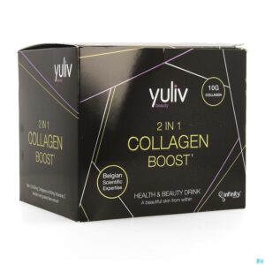 Packshot Yuliv 2in1 Collagen Boost Amp 30x25ml