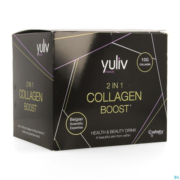 Packshot Yuliv 2in1 Collagen Boost Amp 30x25ml Packshot Yuliv 2in1 Collagen Boost Amp 30x25ml