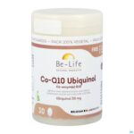 Packshot Co-q10 Ubiquinol Be Life Caps 30