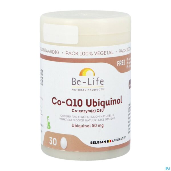 Packshot Co-q10 Ubiquinol Be Life Caps 30