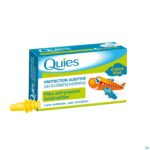 Packshot Quies Oordoppen Vliegtuig Kind 1 Paar