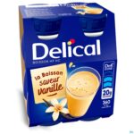 Packshot Delical Hphc 360 Vanilla 4x200ml