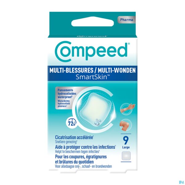 Packshot Compeed Smartskin Multi-wond Large 9 Packshot Compeed Smartskin Multi-wond Large 9