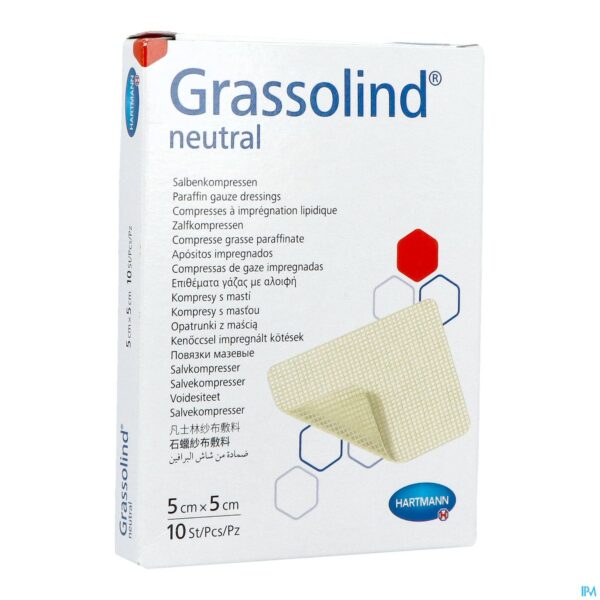 Packshot Hartmann Grassolind 5x5cm St. 10 P/s Packshot Hartmann Grassolind 5x5cm St. 10 P/s