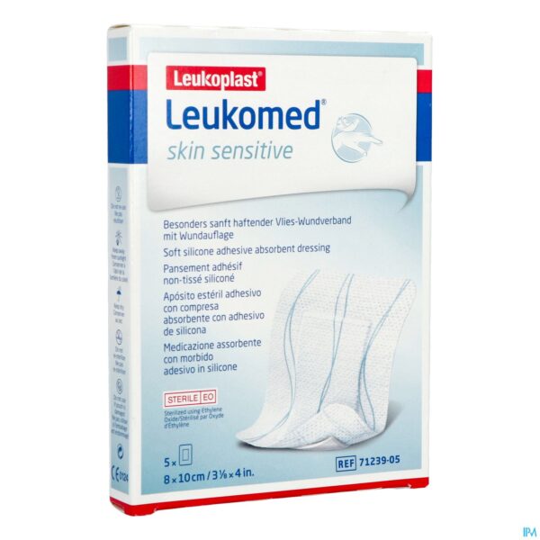 Packshot Leukomed Skin Sens. 8cmx10cm 5 Packshot Leukomed Skin Sens. 8cmx10cm 5