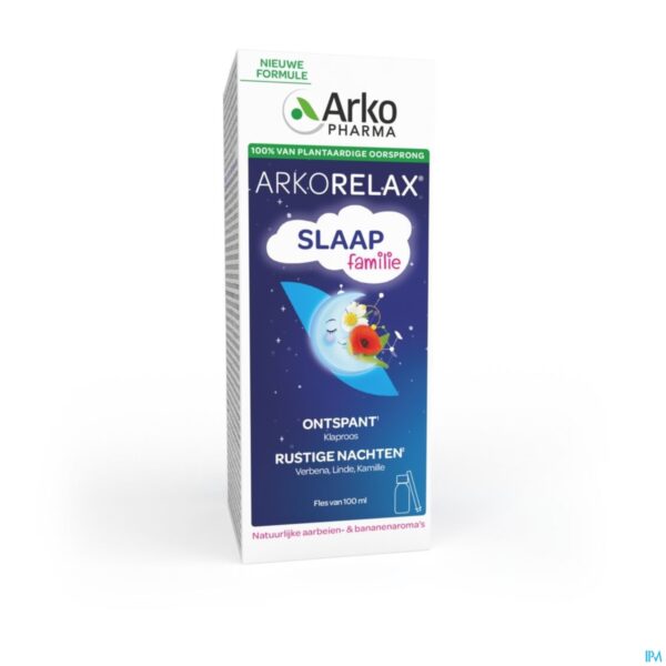 Packshot Arkorelax Slaap Familie Siroop 100ml