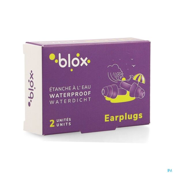 Packshot Blox Waterbestendig Volwassen Oordoppen 1 Paar