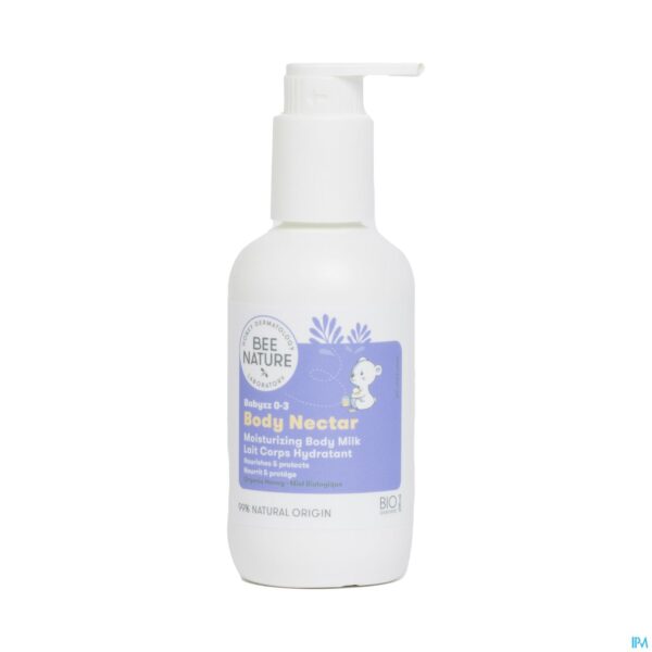 Productshot Bee Nature Babyzz Hydra Lichaamsmelk Nectar 200ml Productshot Bee Nature Babyzz Hydra Lichaamsmelk Nectar 200ml