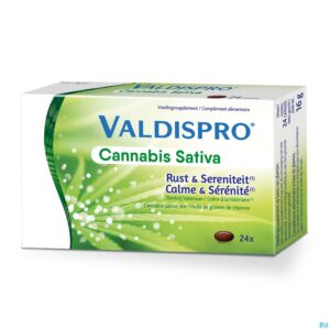 Packshot Valdispro Cannabis Sativa Caps 24