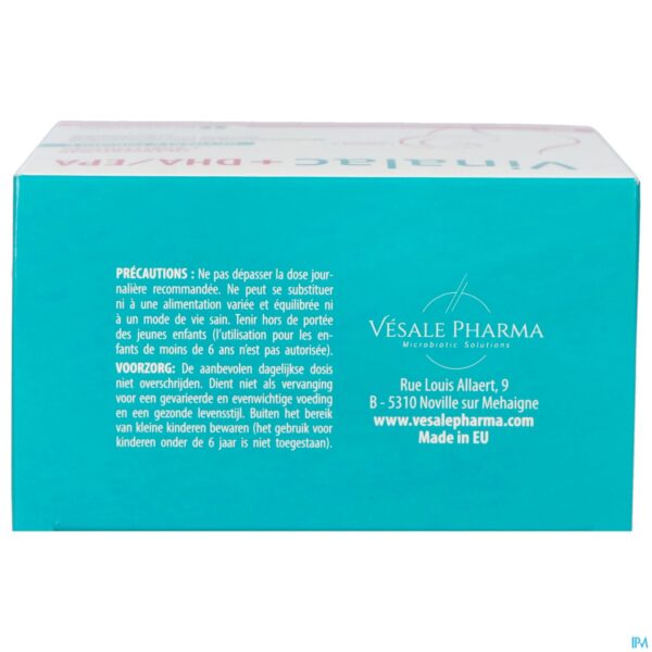 Packshot Vinalac Dha/epa Caps 60 + 60