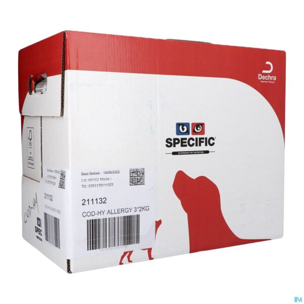 Packshot Specific Cod-hy Allergy Management Plus 3 X 2kg