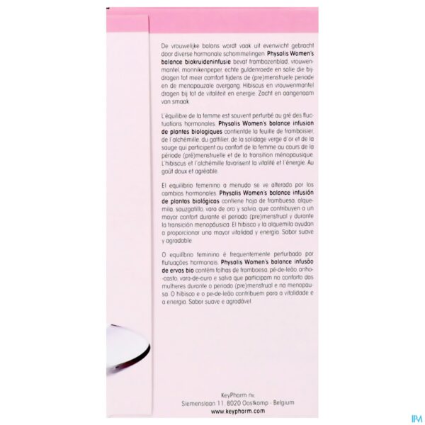 Packshot Physalis Women Balance Infusie Bio Builtjes 20