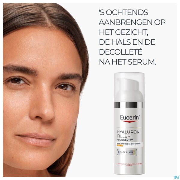 Lifestyle_image Eucerin Hyaluron-fil.+long.epig.dagcr. Spf30 50ml