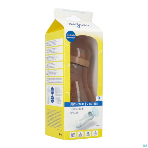 Packshot Difrax S-fles Natural Caramel 250ml