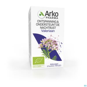 Packshot Arkocaspules Valeriaan Bio Caps 150 Nf