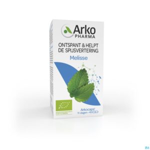 Packshot Arkocaps Melisse Caps 45 Bio Arkopharma