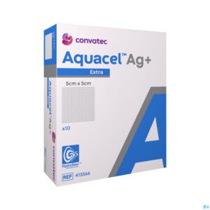 Packshot Aquacel Ag+ Extra 5 X 5cm 10 413566