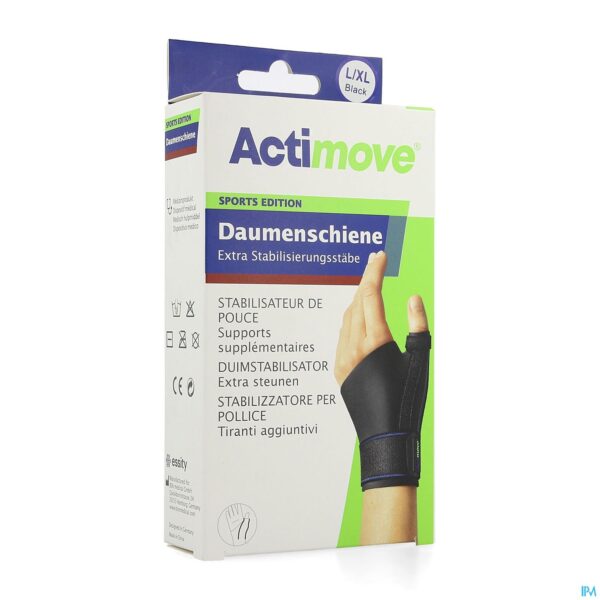 Packshot Actimove Sport Thumb Stabilizer Black l/xl 1