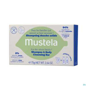 Packshot Mustela Fam Solide Douche Sh 75g