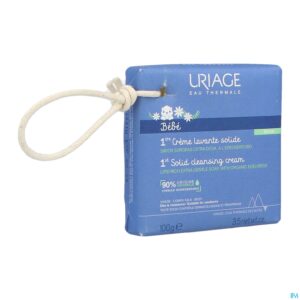 Packshot Uriage Bb 1ere Creme Lavante Solide 100g