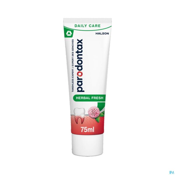 Productshot Parodontax Tandpasta Herbal Fresh Tube 75ml