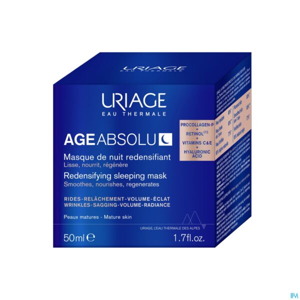 Packshot Uriage Masque Nuit Nutri Regenerant 50ml