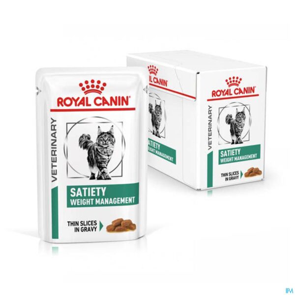 Productshot Royal Canin Cat Satiety Wet 12x85g