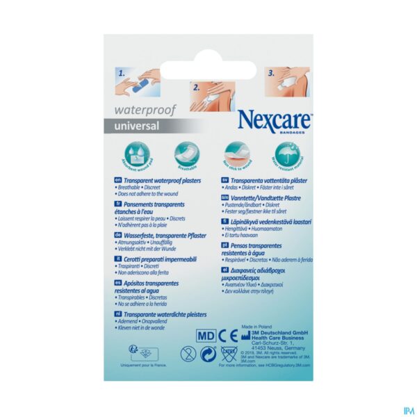 Packshot Nexcare 3m Waterproof Assorted Strips 20 N0620as