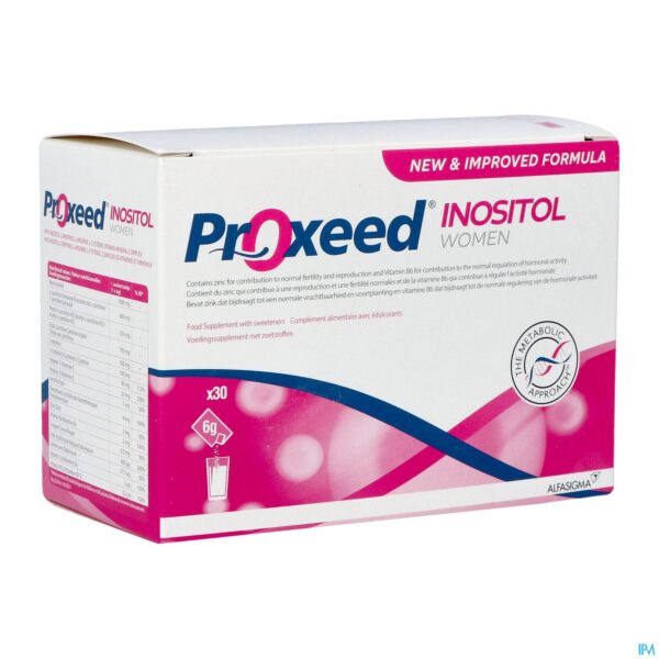 Packshot Proxeed Women Inositol Zakje 30