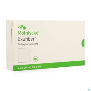 Packshot Exufiber Gel.fibre Dressing Ster Wiek 4,5x20 10
