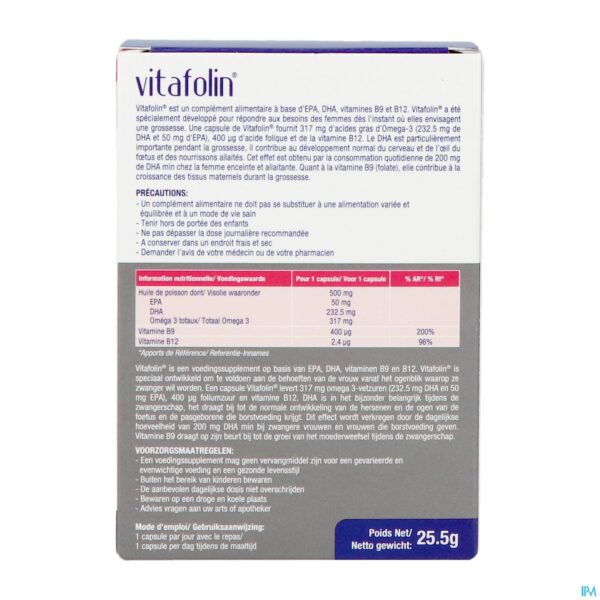 Packshot Vitafolin Caps 30