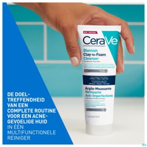Lifestyle_image Cerave Reinigingsgel A/onzuiverh. Klei-schuim118ml