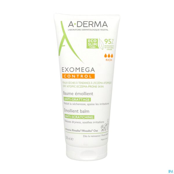 Packshot Aderma Exomega Control Balsem Emolierend 200ml