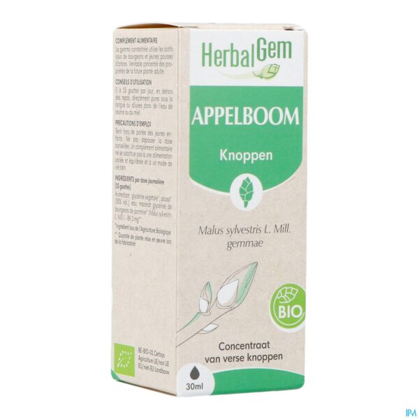 Packshot Herbalgem Appelboom Bio 30ml