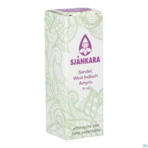 Packshot Sjankara Sandel West-indisch Ess. Olie 11ml