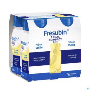 Packshot Fresubin 2 Kcal Compact Drink Vanille Fl 4x125ml