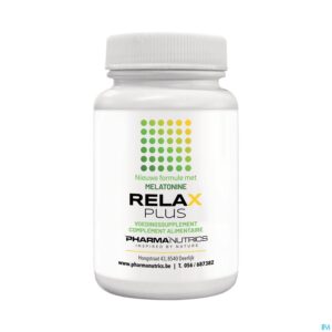 Packshot Relax Plus V-caps 120 Pharmanutrics