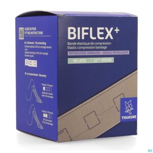 Packshot Thuasne Biflex 16+ Licht Ijkteken Beige 10cmx3m