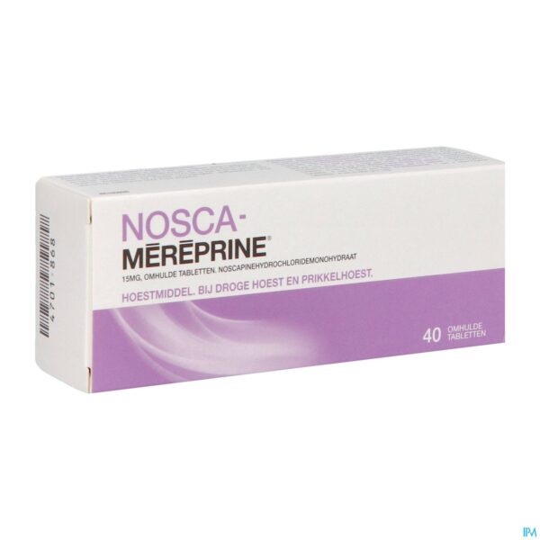 Packshot Nosca Mereprine 15mg Omhulde Tabl 40