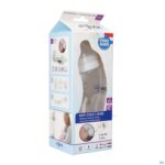 Packshot Difrax S-fles Breed Glas Wit 310ml