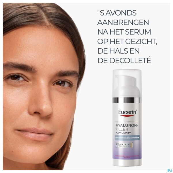 Lifestyle_image Eucerin Hyaluron-filler +long.epig.nachtcreme 50ml
