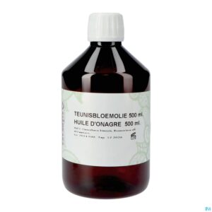 Packshot Sjankara Teunisbloem Plant. Olie Bio 500ml