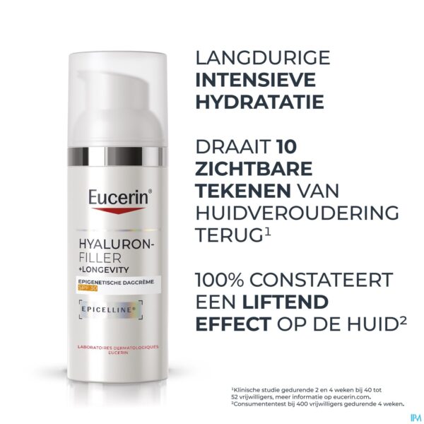 Lifestyle_image Eucerin Hyaluron-fil.+long.epig.dagcr. Spf30 50ml