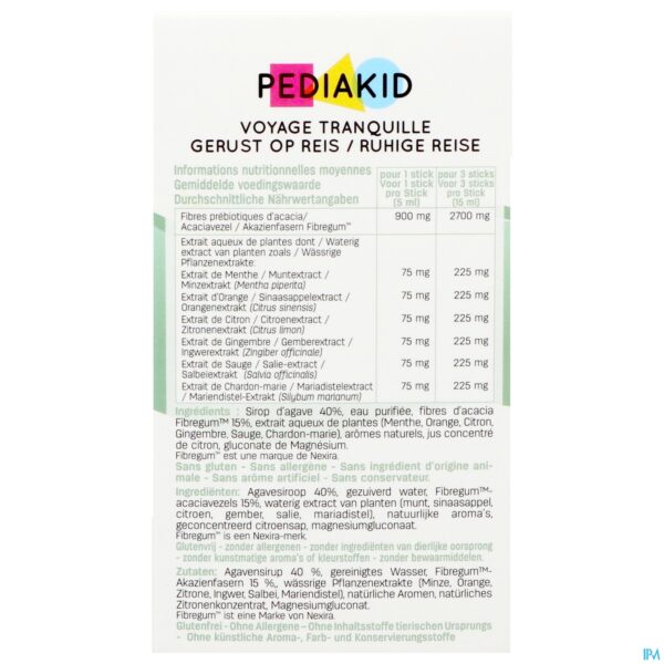 Packshot Pediakid Gerust Op Reis Stick 10x5ml