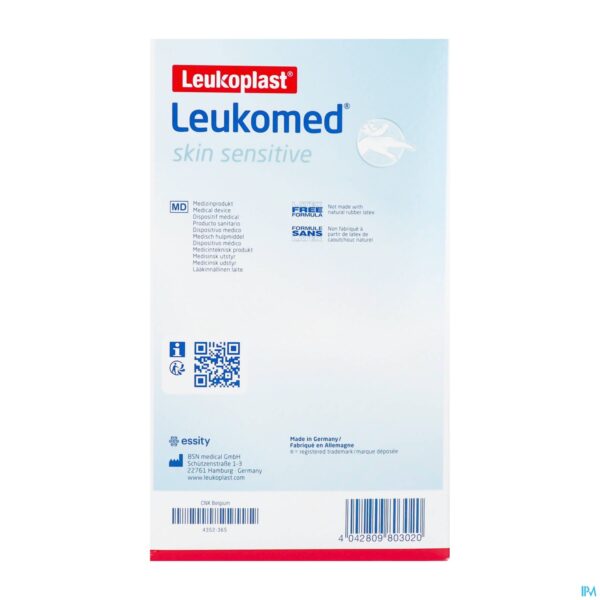 Packshot Leukomed Skin Sens. 8cmx15cm 10