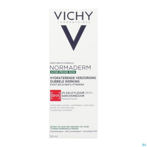 Packshot Vichy Normaderm Dubbele Werking Verzorging 50ml