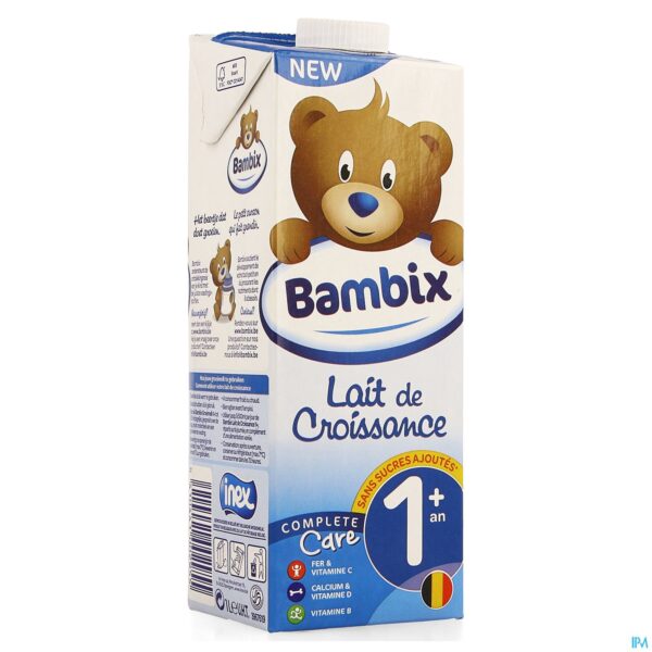 Packshot Bambix Groeimelk Natuur 1+ 1l