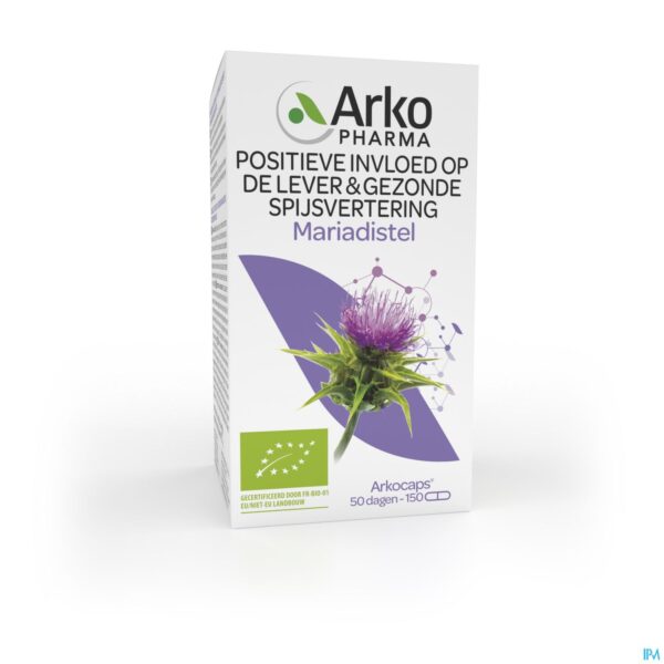 Packshot Arkocaps Mariadistel Bio Caps 150 Nf