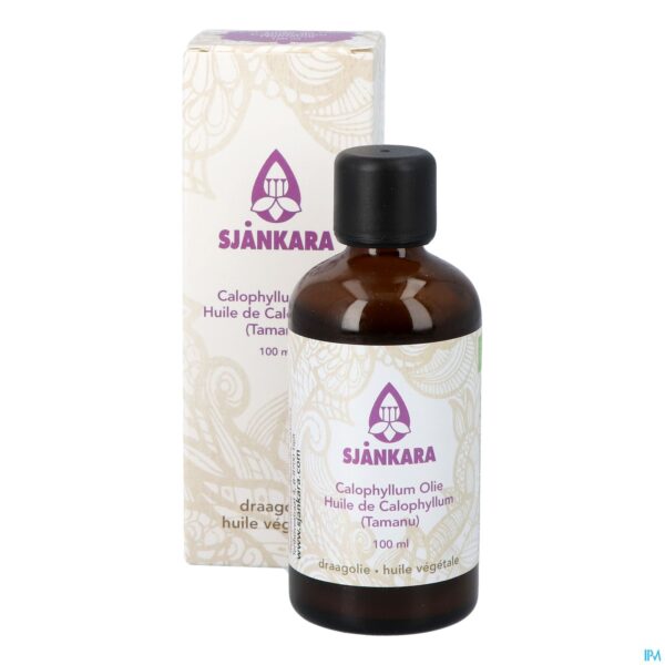 Productshot Sjankara Calophyllum Plant. Olie Bio 100ml