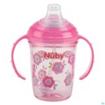 Productshot Nuby Antilekbeker Uit Tritan Met Print 240ml 6m+